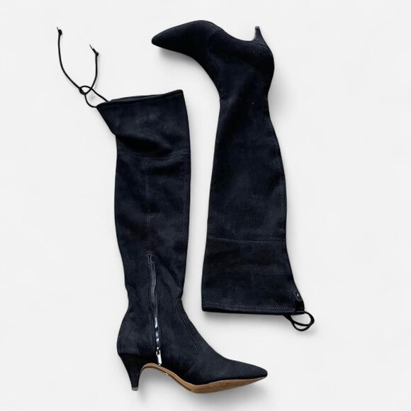 Sam Edelman Black Boots Over the Knee Boots - Picture 1 of 7